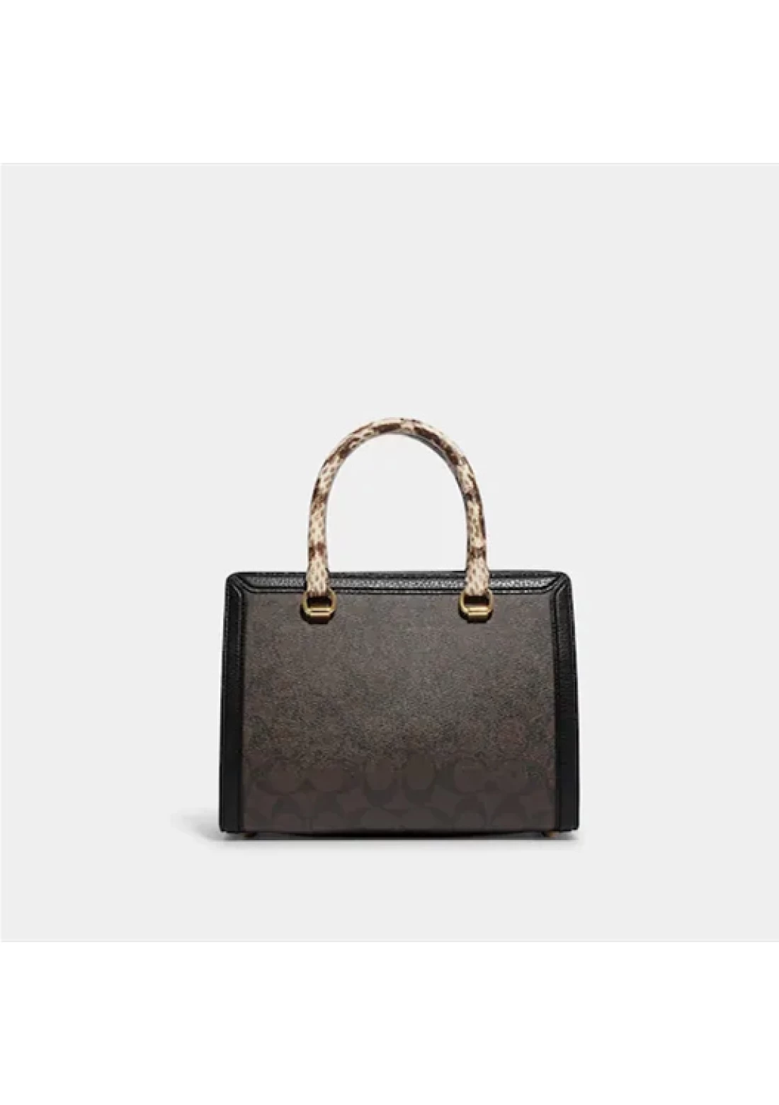 Coach zoe carryall online in signature canvas